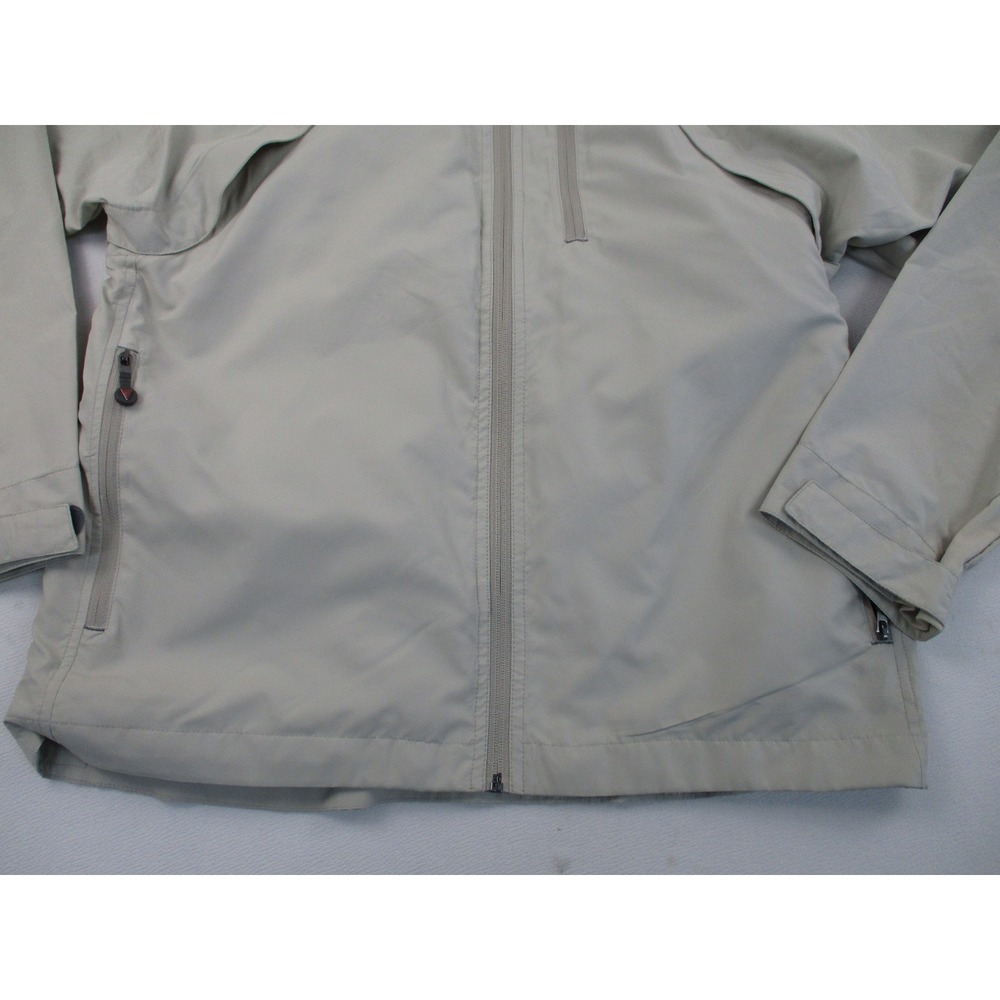 SCOTTEVEST Jacket Mens Medium Tan TEC Tropiformer Utility Pocket Hidden Hood - Picture 5 of 16